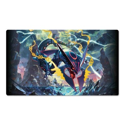 Mega Rayquaza Board Game Pokemon Table Playmat PTCG TCG CCG Pad Card Games Mat