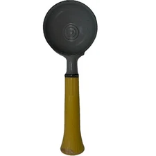 Vintage Bonny Prod Co. Ice Cream Plastic Yellow Handle Metal Scoop Kitchen