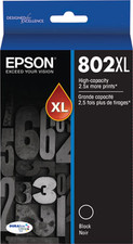 New Genuine Epson 802XL Black Ink Cartridges WF-4720