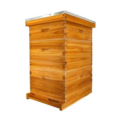 Honey Lake 10 Frame Bee Hive, Bee Hives Boxes Starter Kit for Beekeepers Dipp...