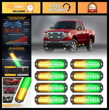 1200t Emergency Strobe Lights - 8pcs 12 Led Sync Hazard Warning Flashers For Tru 1200t Emergency Strobe Lights - 8pcs 12 Led Sync Hazard Warning Flashers For Tru