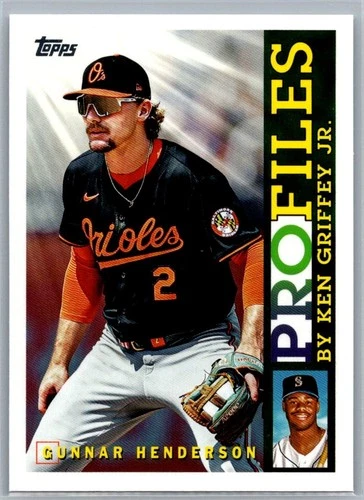 2026 Topps Series 1 Profiles By Ken Griffey Jr #TP-4 Gunnar Henderson - Picture 1 of 2