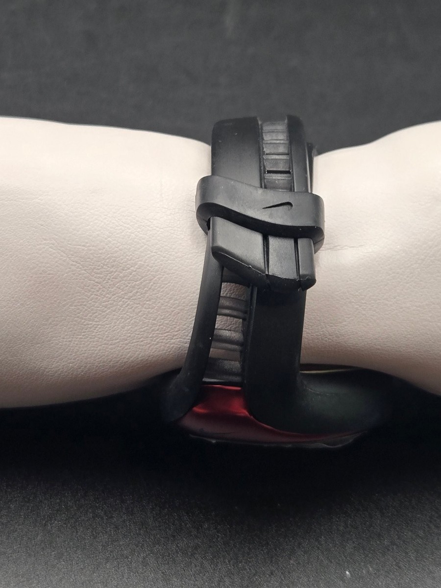 Nike Watch Triax Swift 3i WR0091 Analog 100M Sport Black Red New