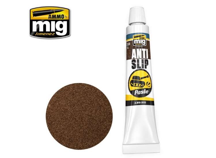 Ammo Mig A.Mig2035 20ml - Anti Slip Paste - Brown