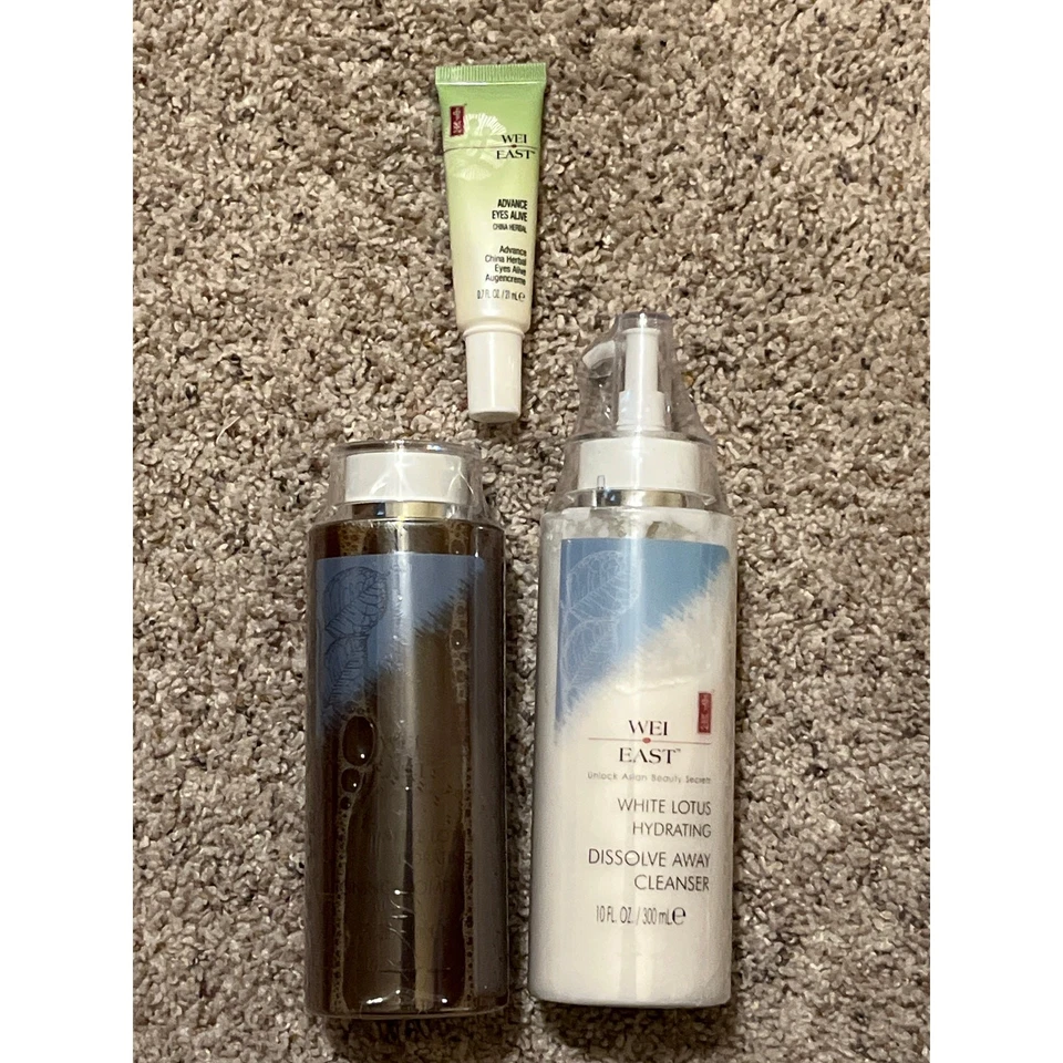 (3) WEI EAST White Lotus Cleanser & Toner & Eyes Alive NEW - Image 2 of 3