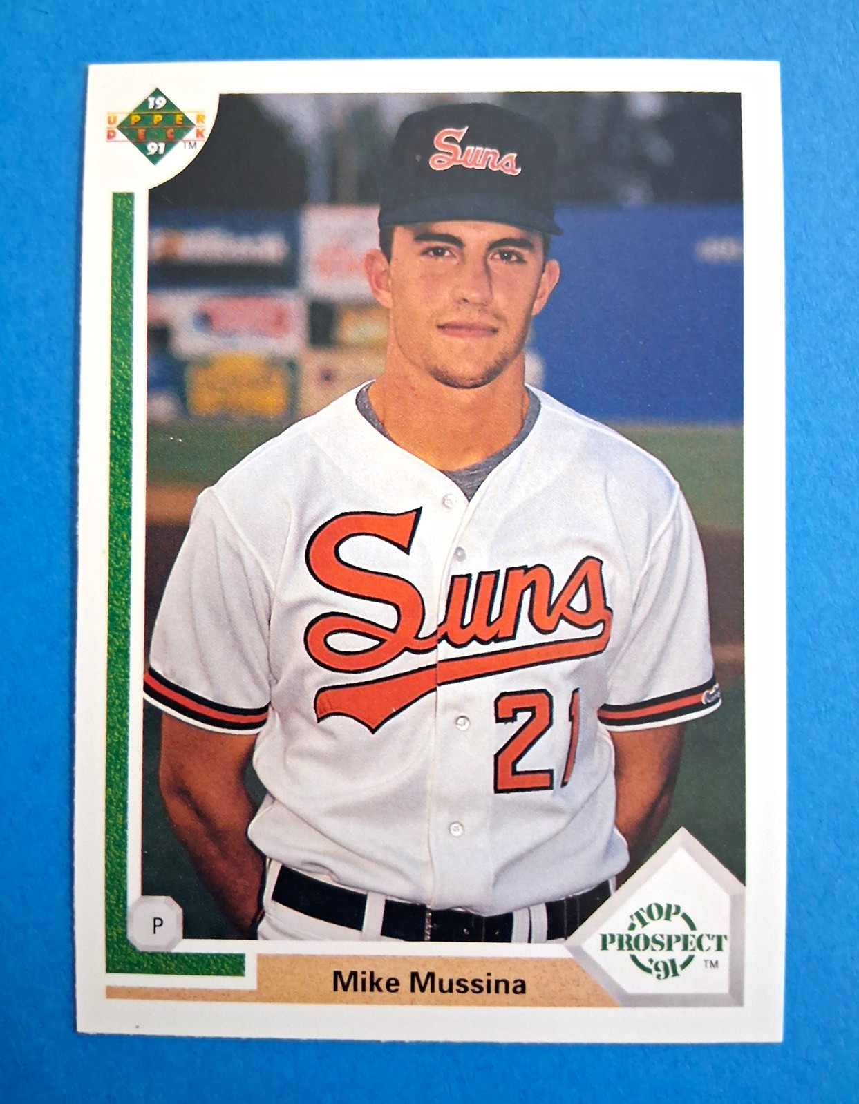 1991 Upper Deck Top Prospect Mike Mussina RC #65 Baltimore Orioles