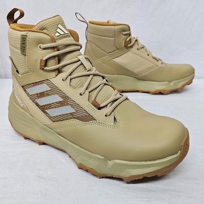 Adidas Terrex Unity Lea Mid R.RDY Hiking Boots IF4978  Beige Ecru Men's Size 10