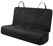 PETICON Waterproof Scratchproof Pet Bench Seat Covers for Cars, Trucks, black