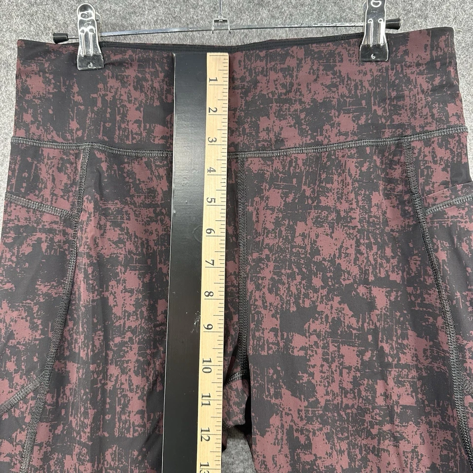 Leggings femininas Sweaty Betty gravidade zero grande preta roxa comprimento total bolso - Imagem 4 de 4