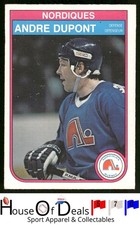 1982-83 O-Pee-Chee #282 Andre Dupont Quebec Nordiques NHL Hockey Card