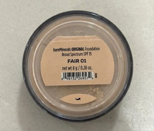 bareMinerals Original Loose Powder Foundation SPF 15 Fair 01 8g New Sealed
