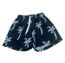Chubbies Havana Nights Classic Swim Trunks Size S Neon Palm Trees 5.5" Inseam