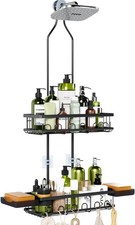 Shower Caddy Hanging: Adjustable Height Organizer for Over Showerhead