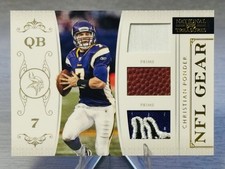 Christian Ponder Cards and Memorabilia Guide 13