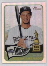 2014 Topps Heritage Chrome Refractor 474/565 Nolan Arenado #THC-478 3a1
