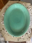 Homer Laughlin Fiesta Ware Seafoam Green 12" Platter Vintage Art Deco