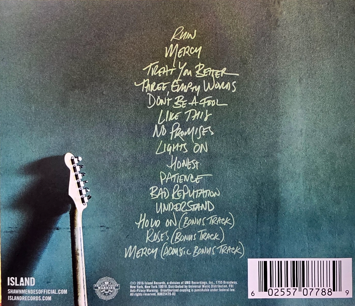 SHAWN MENDES Illuminate DELUXE CD 2016 EXCELLENT / NEAR MINT COND