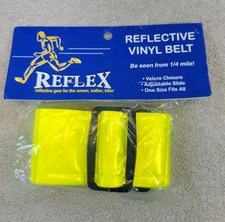 Sayre Reflex Reflective Hi Vis Tactical Safety Work Belt w/ Buckle Adjusts NEW