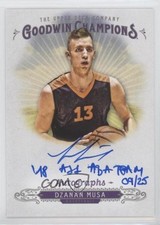 2018 Goodwin Champions Inscribed 9/25 Dzanan Musa ( '18 All ABA Team) Auto 0c6