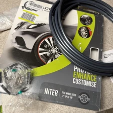 4 Graphite AlloyGator Car Truck Wheel Protectors | Inter | Rims 12” Up To 19”