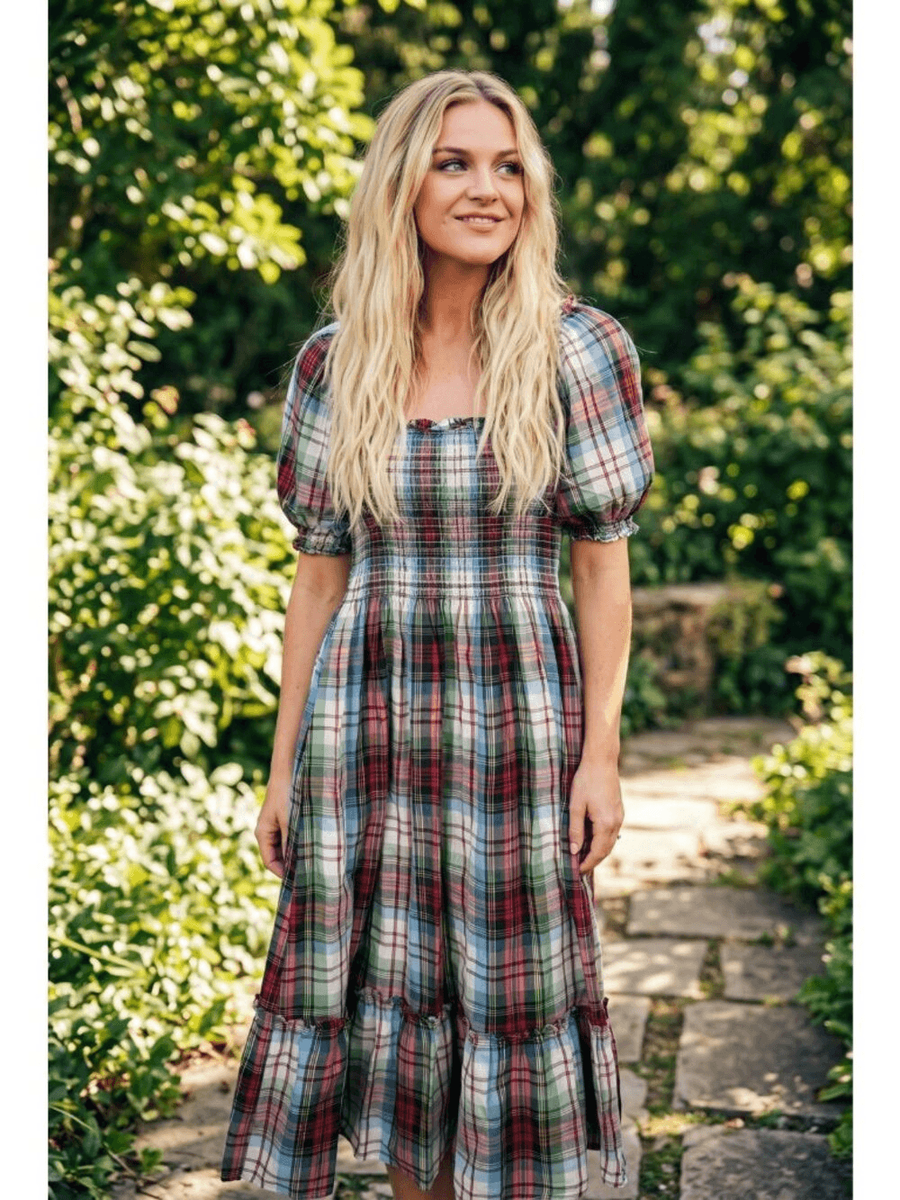 Hill House The Louisa Nap Dress in Ivory Tartan Medium | eBay Hill House The Louisa Nap Dress in Ivory Tartan Medium | eBay