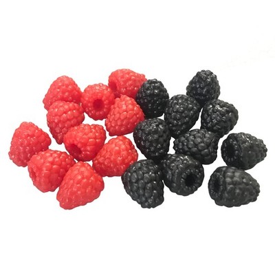 20 PCS Realistic Artificial Raspberry Simulation Fake Small Berries Decor