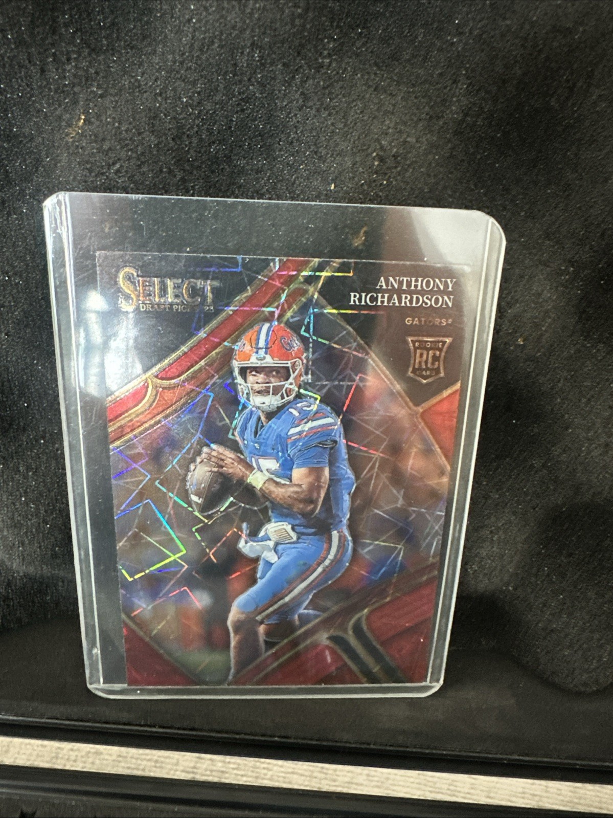 2023 Panini Select Draft Picks - Anthony Richardson #104 Red Lazer Prizm (RC)