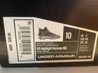 Under Armour Size 10 Football Cleats Highlight Hammer MC Black White UA Mens — photo 8