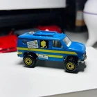 Vtg 1990 Hot Wheels The Simpsons Family Camper Blue Baja Breaker Van Mattel 1997