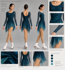 ice figure skating competition dress Gymnastics costume Dress