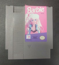 Barbie Hi Tech Expressions Nintendo NES Game Cartridge 1991