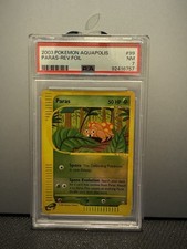Paras 099/147 Aquapolis Reverse Holo PSA 7 LOW POP 6 - VINTAGE WOTC POKEMON