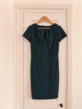 Banana Republic Shift Dress Green Size 8 Office Work Smart Knee Length VGC