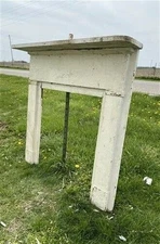 Antique Fireplace Mantel Surround (49x50) Architectural Salvage Rustic, A100