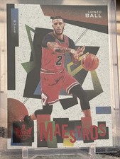 2021-22 Panini Court Kings Maestros Ruby 93149 Lonzo Ball #22  BULLS