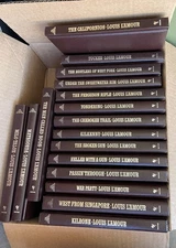 The Louis L'Amour Collection Hardcover Brown Leatherette Bound Collectors Series