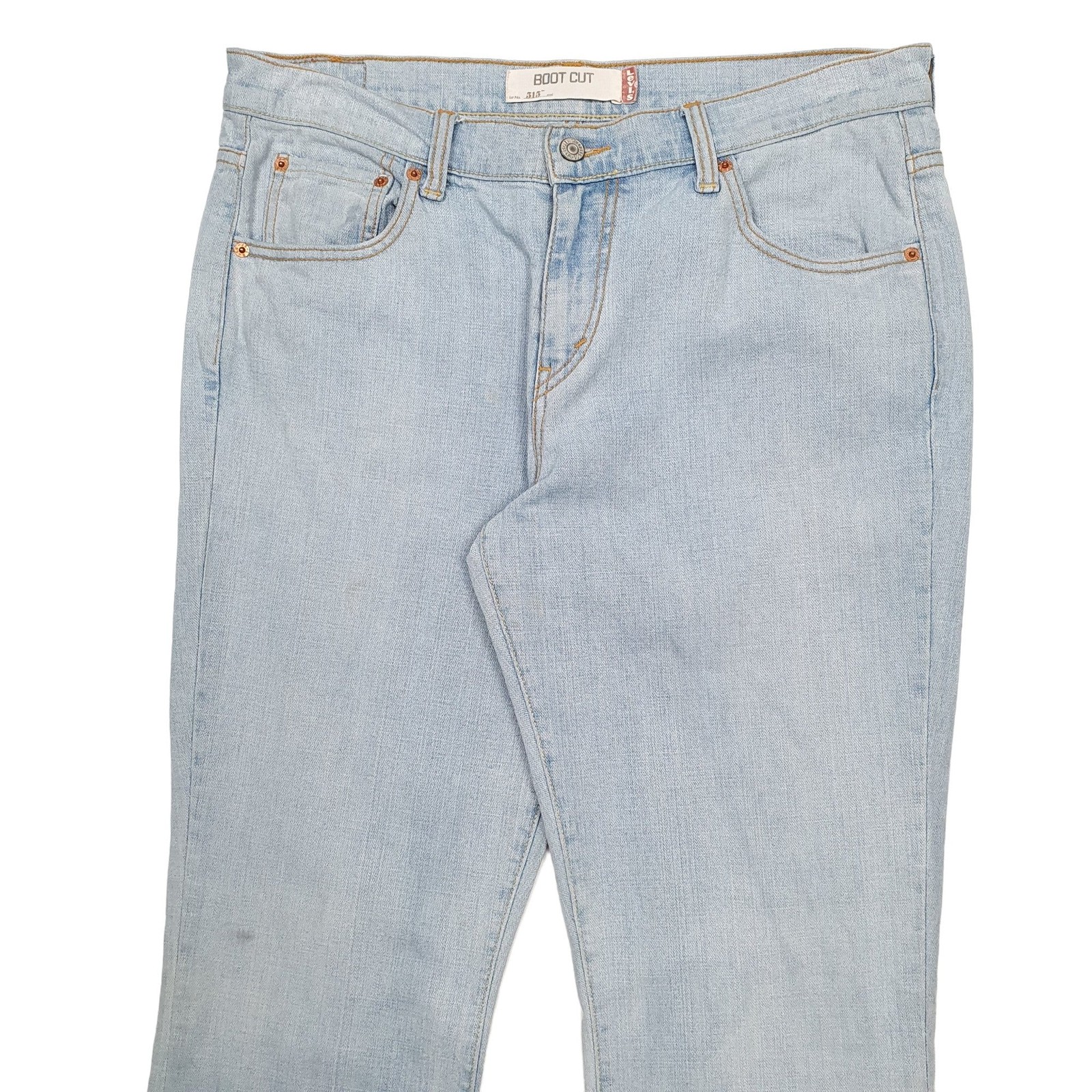 LEVIS 515 Jeans Boot Cut Fit Blue Denim Trousers Womens UK16 image 4