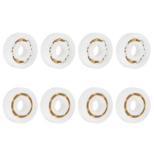 8Pcs 604 POM Plastic Bearings, 4 x 12 x 4 mm Deep-Groove Ball Bearings