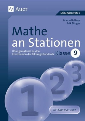 Mathe an Stationen. Klasse 9 ~ Marco Bettner ~  9783403066941