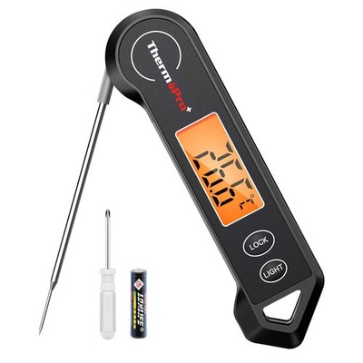 ThermoPro Fleischthermometer Digitaler Grillthermometer Faltbares