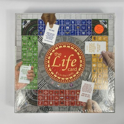 The Life Card Board Game Family 4 Player Ages 13+ Finance Socioeconomic NEW $49