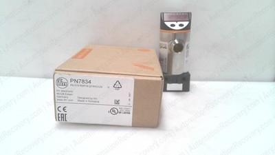 IFM PN7834, PRESSURE SENSOR W/ DISPLAY, PN-010-RBR18-QFRKG/US/ /V, NEW #348174