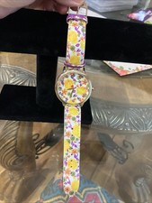 Betsey Johnson floral watch