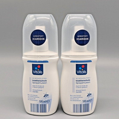 2x Insektenschutz Spray alkoholfrei Sprayemulsion Icaridin 2x 100ml ab 2 Jahre