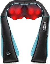 Shiatsu Neck Massager with Heat Back Shoulder Relief