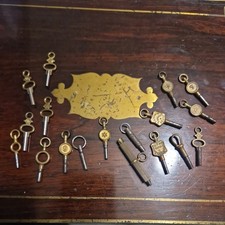 Antico orologio da tasca portachiavi avvolgitori Joblot, lotto chiavi orologio da tasca vintage lavoro