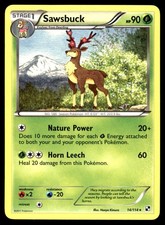 Sawsbuck 14/114 Rare Black & White Pokemon Moderately Played on eBay
