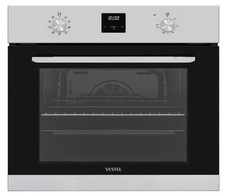 Produktbild - Vestel Backofen Heiß-/Umluft Pizza-Stufe Display Uhr Timer silber / B-WARE