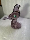 VINTAGE MURANO ART GLASS PURPLE TINT FIGURINE- QUALITY PIECE- #C49