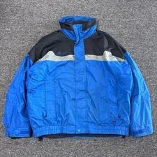 Vintage Columbia Ski Bugaboo Insulated Winter Coat Jacket Mens - Size XLT Blue